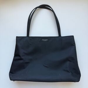 EUC Vintage Kate Spade Nylon Tote Bag, Black